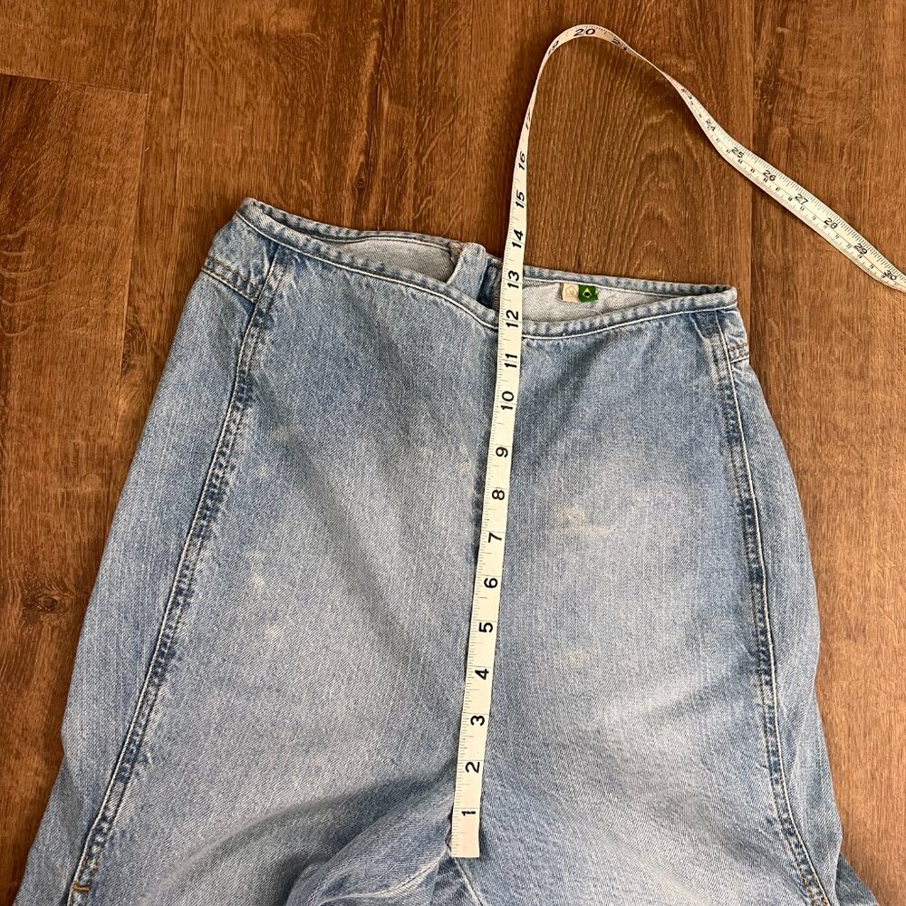 Farm Rio Wide Leg Flare Side Slit Jeans size 38 (XS) - Picture 10 of 12